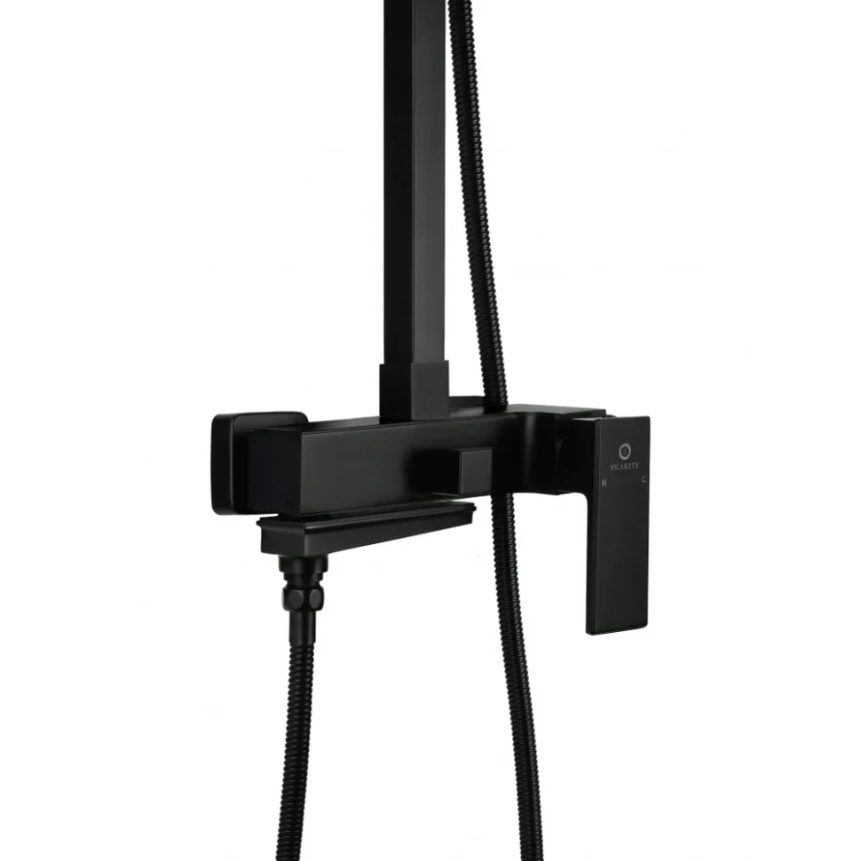 Душевая система FILARETE FL2060BL, черный