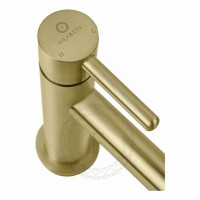Смеситель для раковины FILARETE Roun FL5020, матовое золото