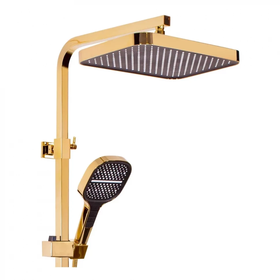 Душевая система Hansberge H5070, золото глянец