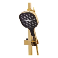 Душевая система Hansberge H5070, золото глянец