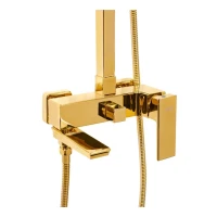 Душевая система Hansberge H5070, золото глянец