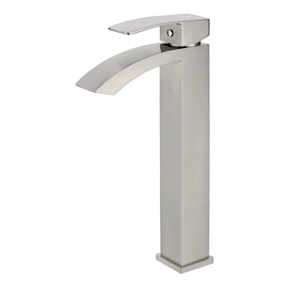 Смеситель для раковины высокий Grocenberg GB3007, никель