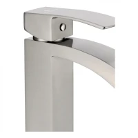 Смеситель для раковины высокий Grocenberg GB3007, никель