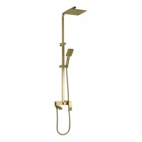 Душевая система FILARETE Waterfall FL2010, матовое золото