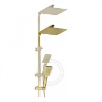 Душевая система FILARETE Waterfall FL2010, матовое золото