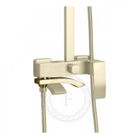 Душевая система FILARETE Waterfall FL2010, матовое золото