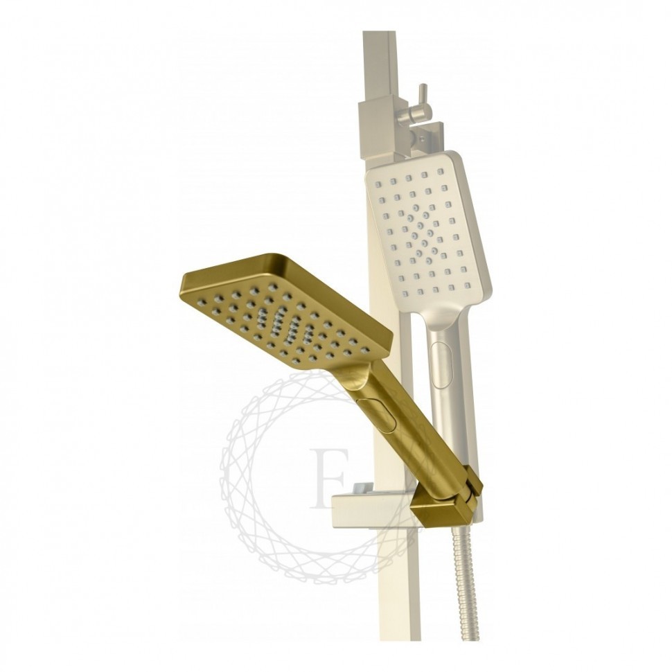 Душевая система FILARETE Waterfall FL2010, матовое золото