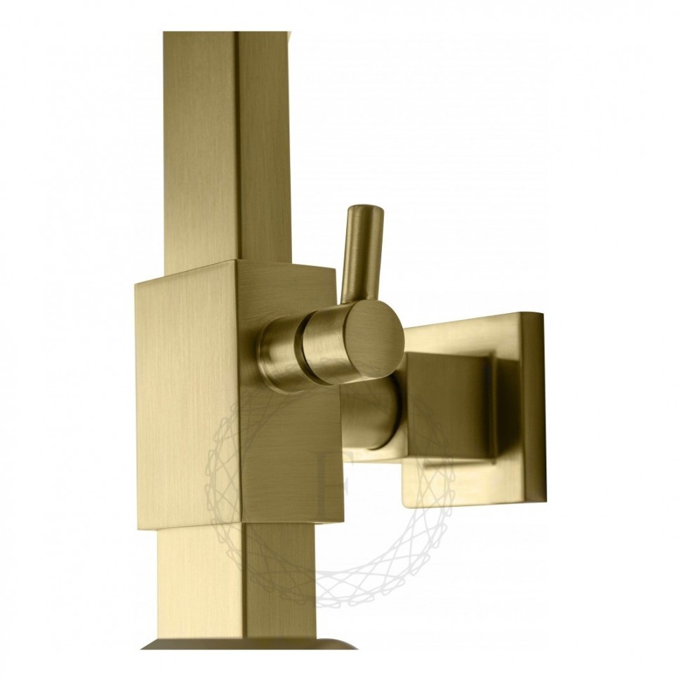 Душевая система FILARETE Waterfall FL2010, матовое золото