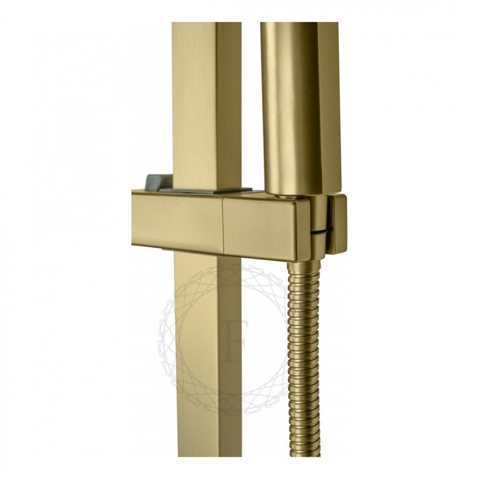 Душевая система FILARETE Waterfall FL2010, матовое золото