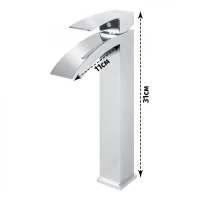 Смеситель для раковины высокий Grocenberg GB3007, хром