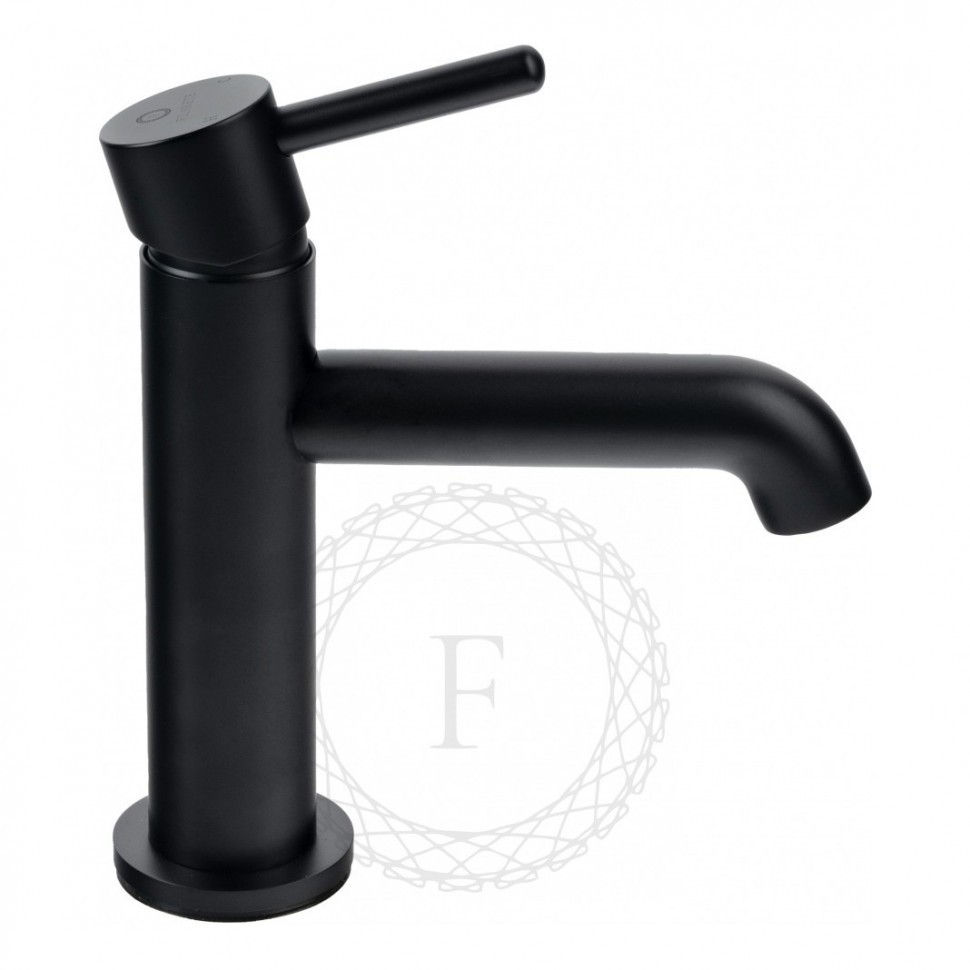 Смеситель для раковины FILARETE Roun FL5020, черный матовый