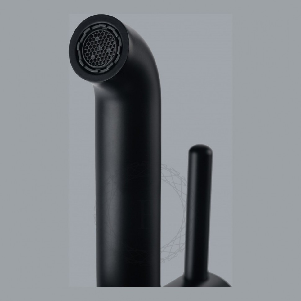 Смеситель для раковины FILARETE Roun FL5020, черный матовый