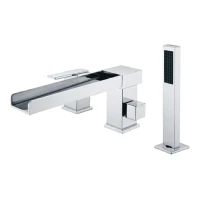 Смеситель на борт ванны Grocenberg GB6008-2, хром