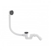 Автоматический слив-перелив для ванны Grocenberg GB230, черный матовый