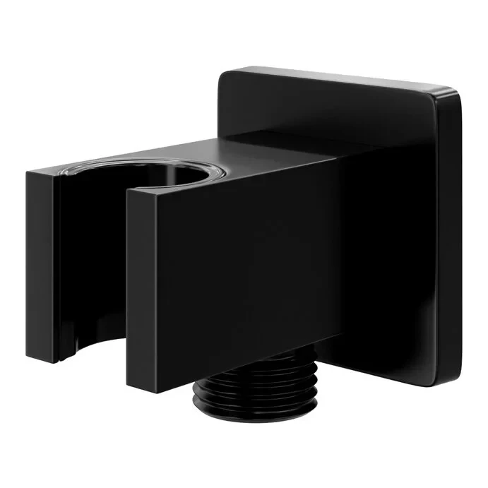 Душевое соединение с держателем Grocenberg GB101, черный матовый