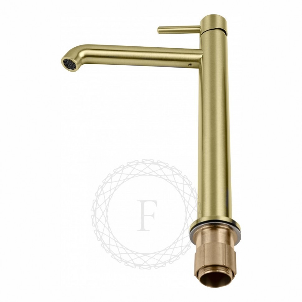 Смеситель для раковины FILARETE Roun FL6020, матовое золото