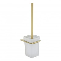 Настенный ёршик для унитаза Grocenberg AC0057, матовое золото
