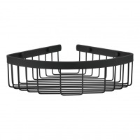 Полка корзина угловая Grocenberg AC0091BL, черный матовый Полка корзина угловая Grocenberg AC0091BL, черный матовый