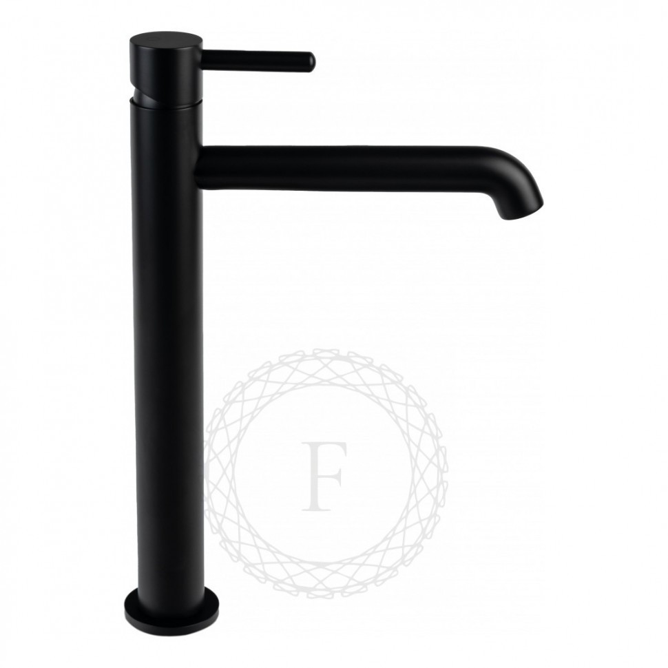 Смеситель для раковины FILARETE Roun FL6020, черный матовый