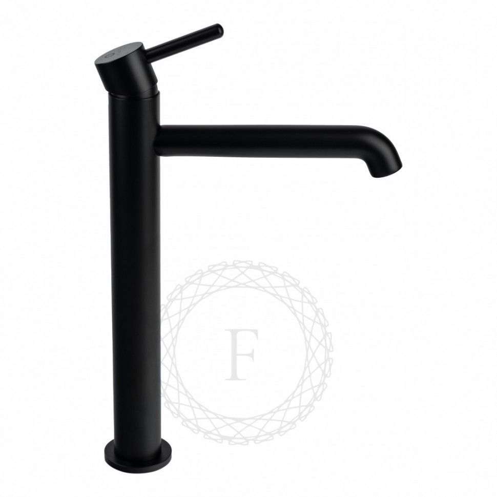 Смеситель для раковины FILARETE Roun FL6020, черный матовый