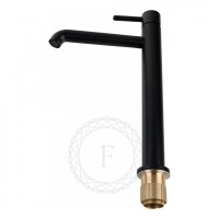 Смеситель для раковины FILARETE Roun FL6020, черный матовый