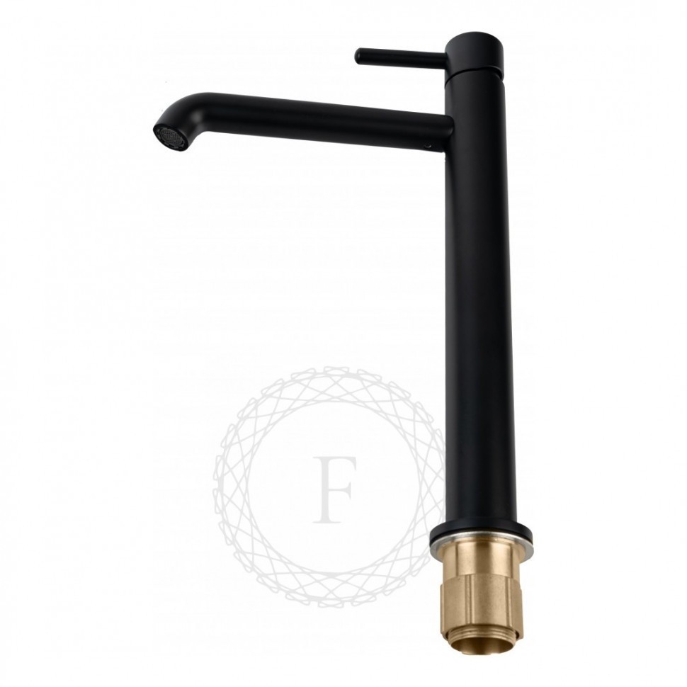 Смеситель для раковины FILARETE Roun FL6020, черный матовый
