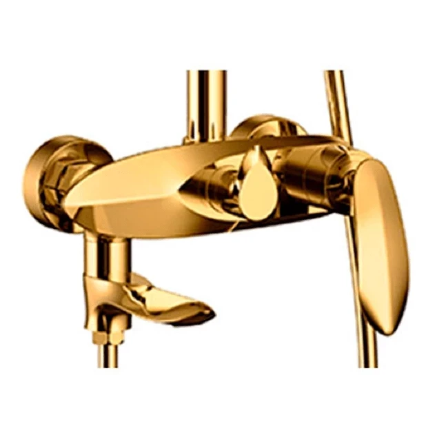 Душевая система Grocenberg GB7001, золото глянец