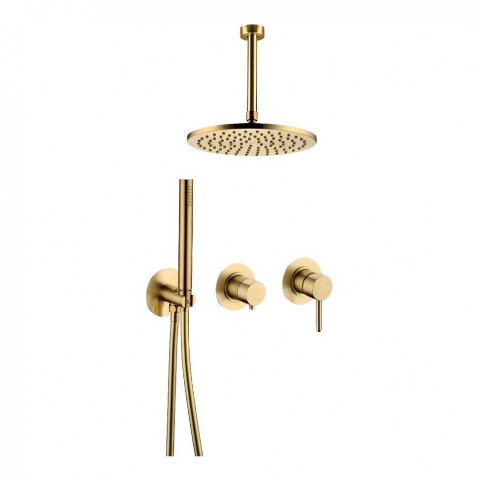 Душевая система встроенная FILARETE FL1032, матовое золото