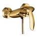 Смеситель для душа с ручным душем Grocenberg GB9001, золото глянец