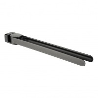 Полотенцедержатель поворотный на 2 полотенца Grocenberg AC0055, графит