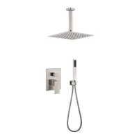 Душевая система скрытого монтажа Grocenberg GB5089NK-4, никель