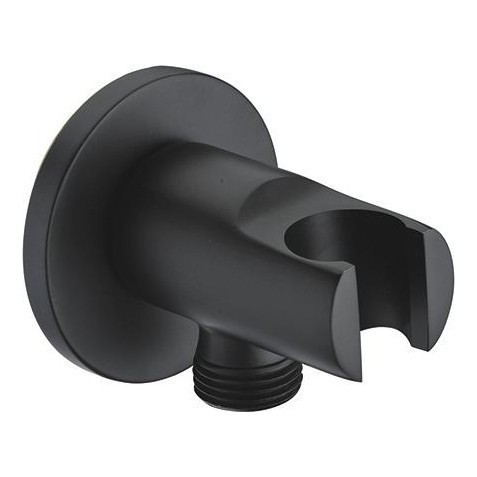 Душевое соединение с держателем Grocenberg GB102, черный матовый