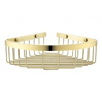 Полка корзина угловая Grocenberg AC0091GO, золото глянец