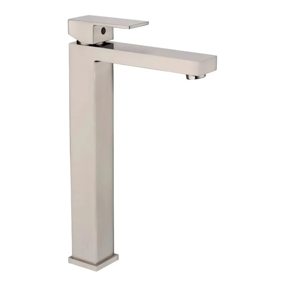 Смеситель для раковины высокий Grocenberg GB3008, никель