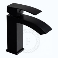 Смеситель для раковины FILARETE Waterfall FL5010, черный матовый