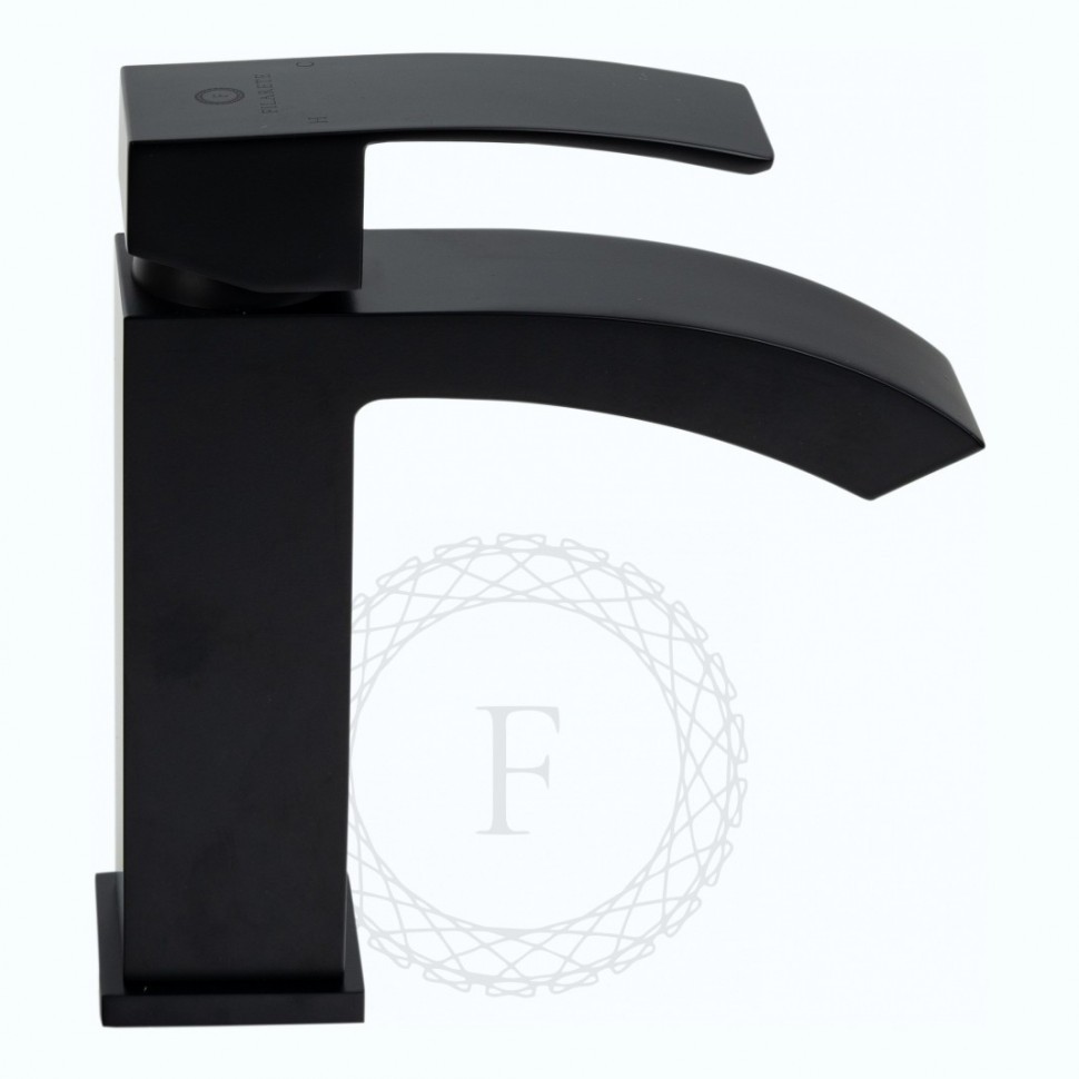 Смеситель для раковины FILARETE Waterfall FL5010, черный матовый