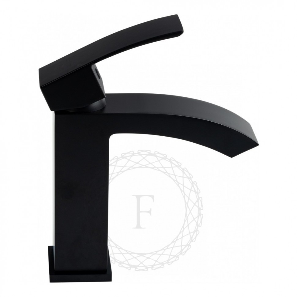 Смеситель для раковины FILARETE Waterfall FL5010, черный матовый