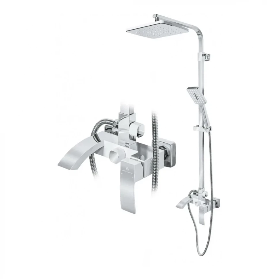 Душевая система Grocenberg GB7007, белый/хром