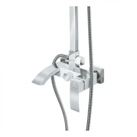 Душевая система Grocenberg GB7007, белый/хром