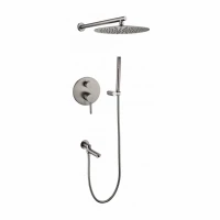 Душевая система скрытого монтажа Grocenberg GB5099BG-1, графит