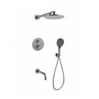 Душевая система скрытого монтажа Grocenberg GB5091, графит