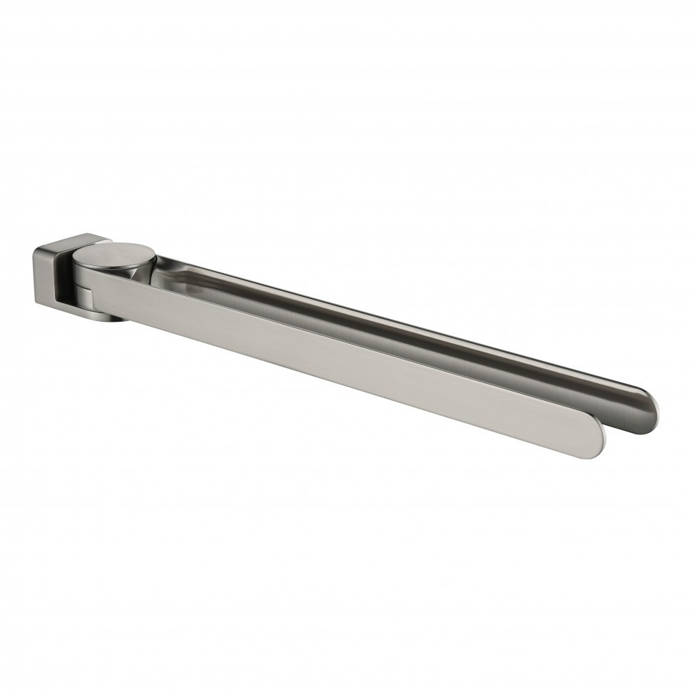 Полотенцедержатель поворотный на 2 полотенца Grocenberg AC0055, никель