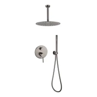 Душевая система скрытого монтажа Grocenberg GB5099BG-4, графит