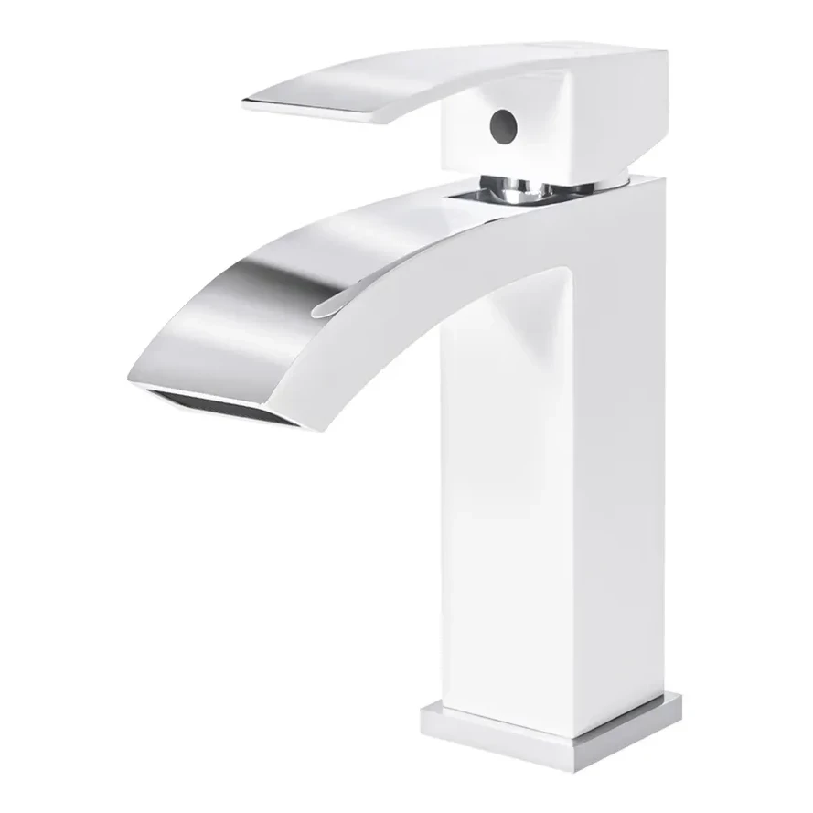 Набор для ванны 3 в 1 Grocenberg GB1007, белый/хром