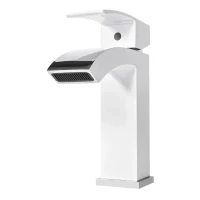 Набор для ванны 3 в 1 Grocenberg GB1007, белый/хром