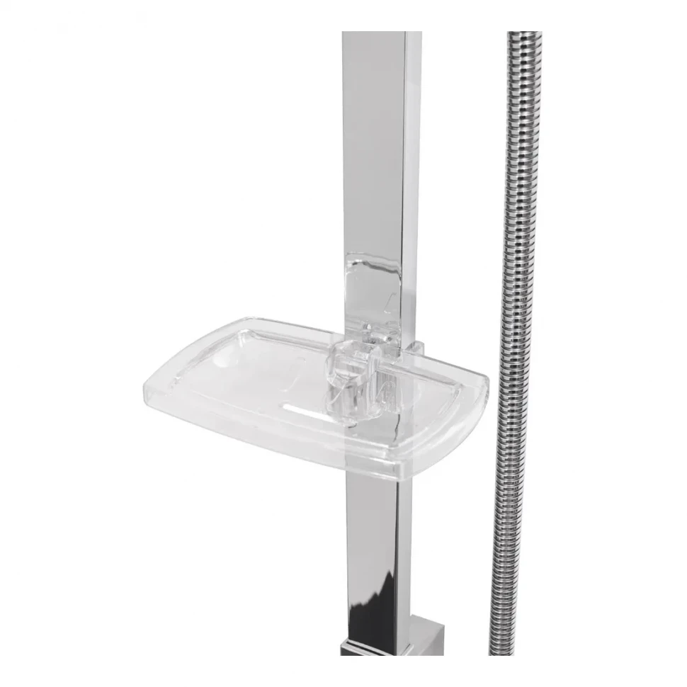 Набор для ванны 3 в 1 Grocenberg GB1007, белый/хром