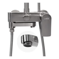 Душевая система Hansberge H5049, никель