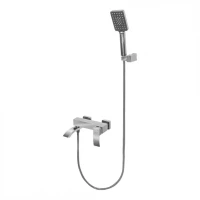 Набор для ванны 3 в 1 Grocenberg GB1007, хром