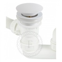 Сифон для ванны автоматический FILARETE FL90, белый