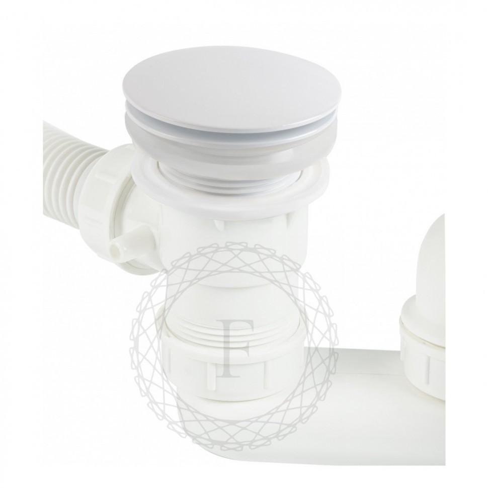 Сифон для ванны автоматический FILARETE FL90, белый